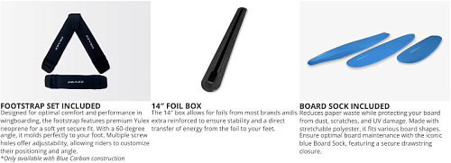 Доска для Вингфойла Starboard 2025 Foilboard Wingboard Blue Carbon