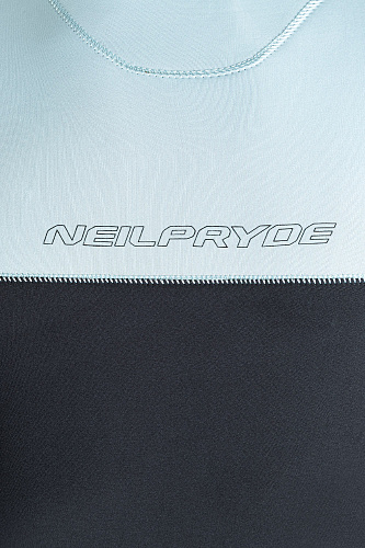 Гидрокостюм муж NP 26 Rise 3/2 Steamer S/L FL BZ C2 Black/Light grey-blue