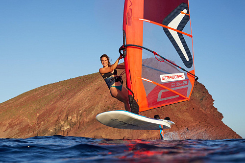 Доска для Виндсерфинга Starboard 2022 Foil Freeride Starlite Carbon With Nose Protector