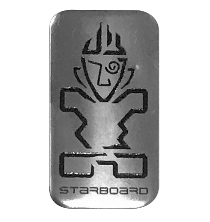 Наклейка Starboard Metal Sticker 3M 4 - 2.2 см