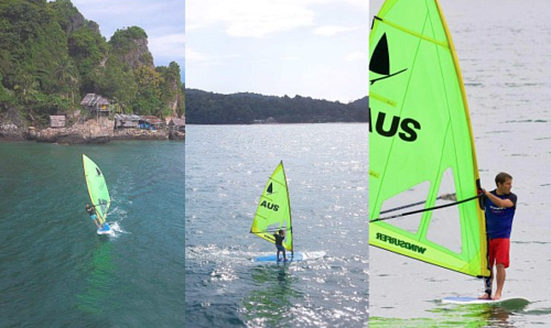 Комплект Виндсерфинга Starboard Windsurfer Rig Set 5.7 Green/Red